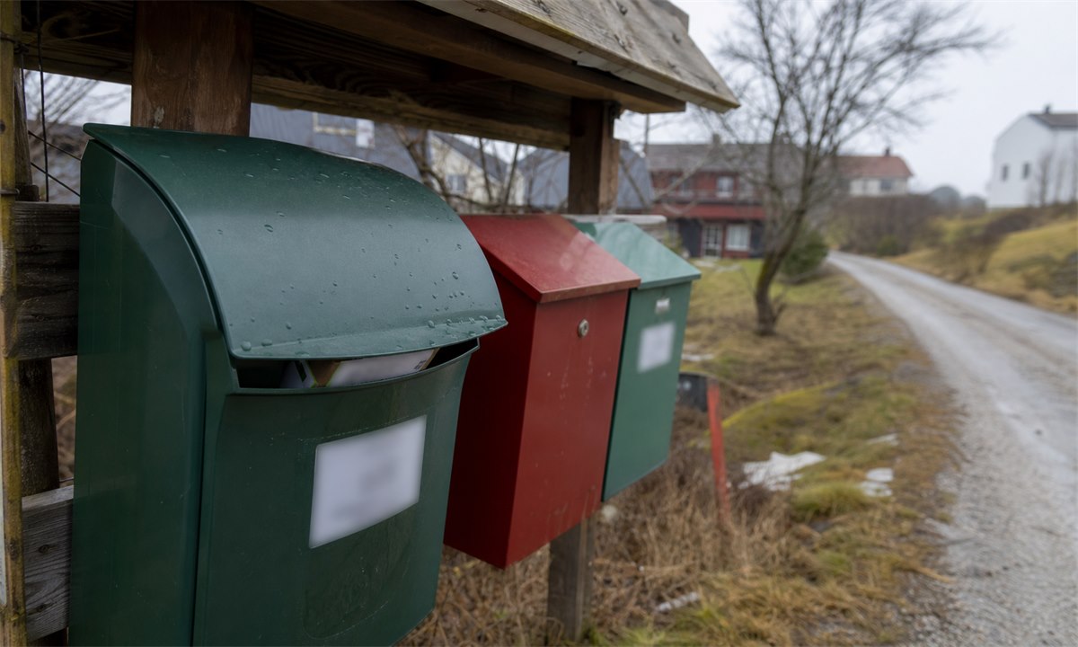 Bring pakke i postkassen