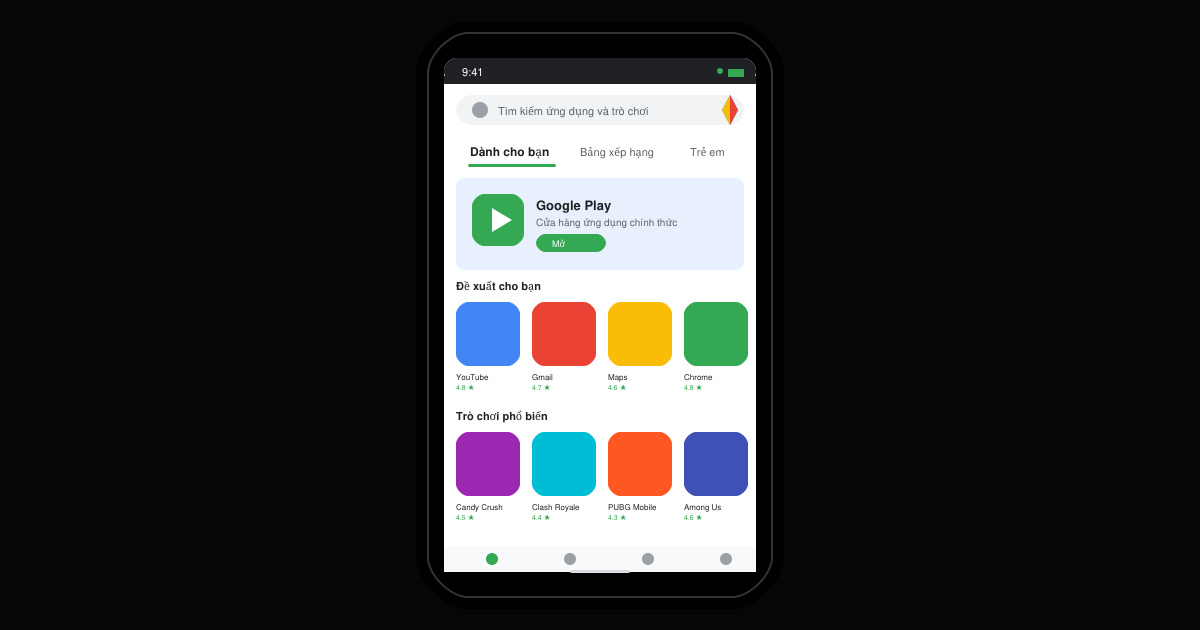 Cách tải Google play