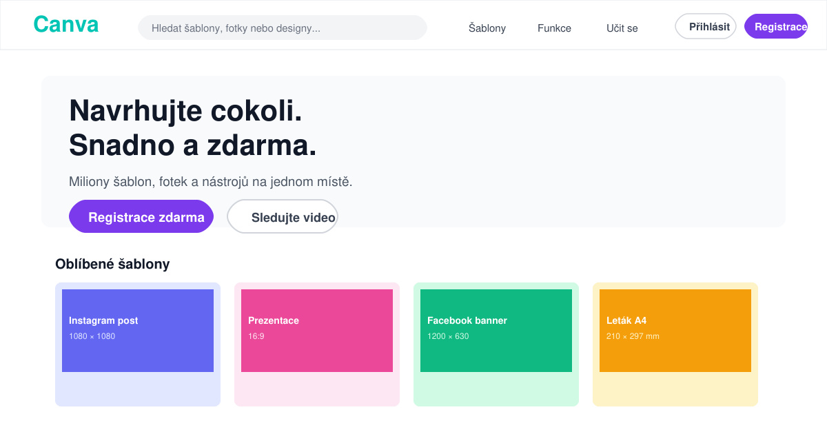 Canva ke stažení zdarma