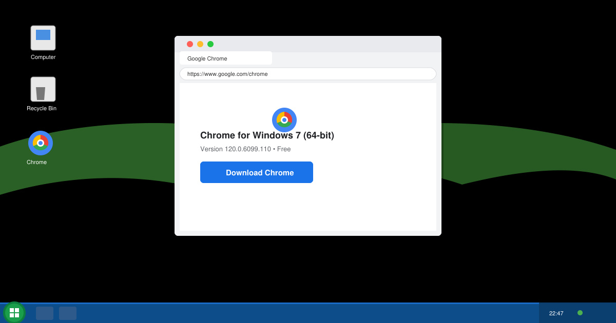 Chrome win7 64 bit