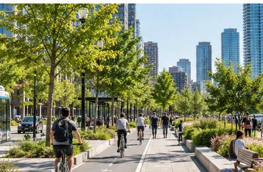 Data-Driven Urban Planning: Building Sustainable and Walkable Smart Cities