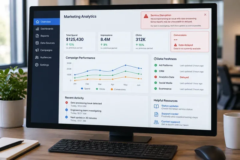 Datorama (markedsføringsskyen) nede: Hva markedsførere trenger å vite
