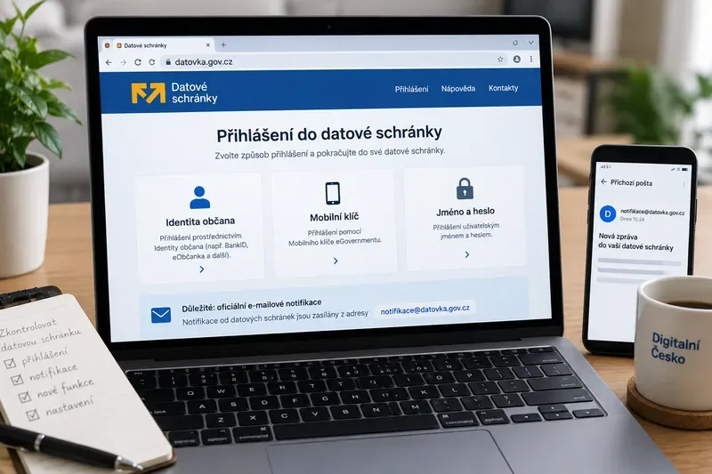 Datovka.gov.cz: co se změnilo u datových schránek v roce 2026
