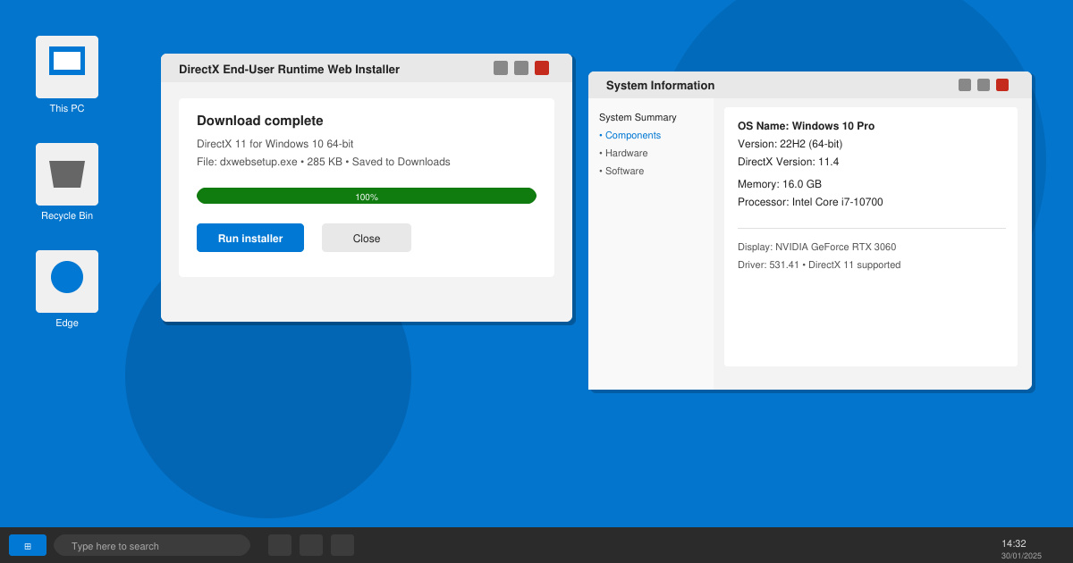 Directx 11 Windows 10 64 bit download