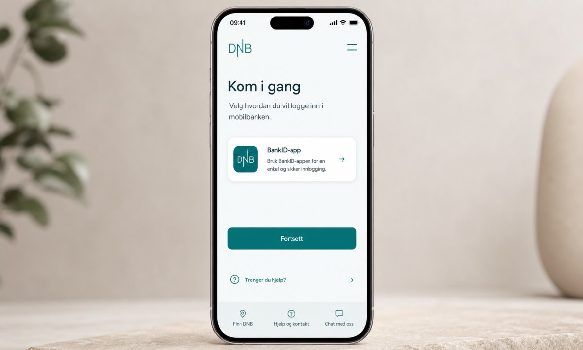 Dnb bank ID på mobil