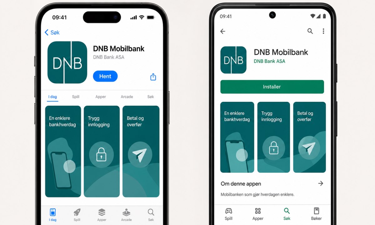 DNB Mobile Banking-app i App Store og Google Play