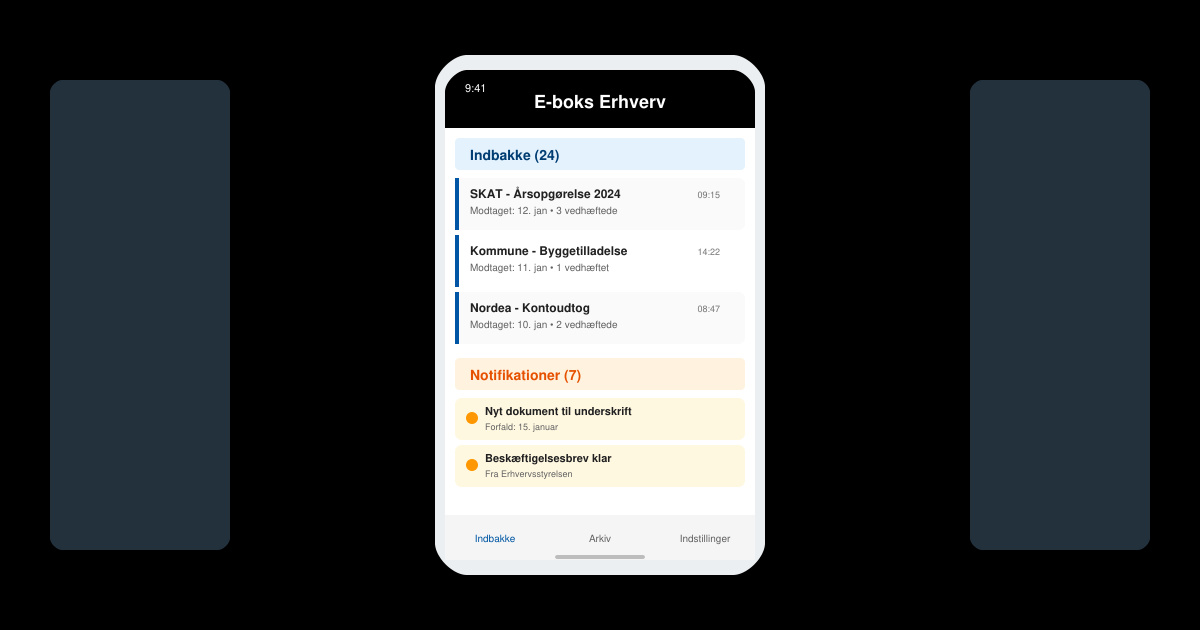 E boks erhverv app