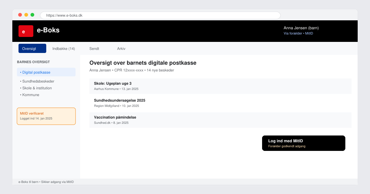 e-Boks til børn – hvornår og hvordan oprettes digital postkasse for dit barn
