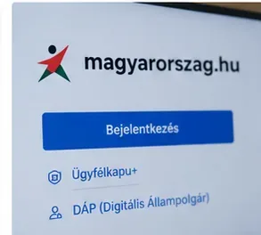 Magyarorszag.hu bejelentkezési felület Ügyfélkapu+ és DÁP lehetőségekkel