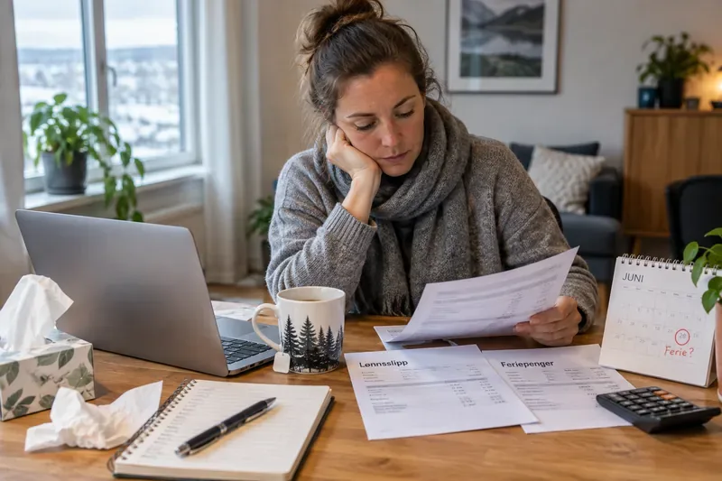Feriepenger ved sykemelding: Hva får du, og hvem betaler?