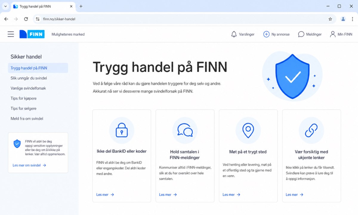Tips for å unngå svindel på FINN.no gratis