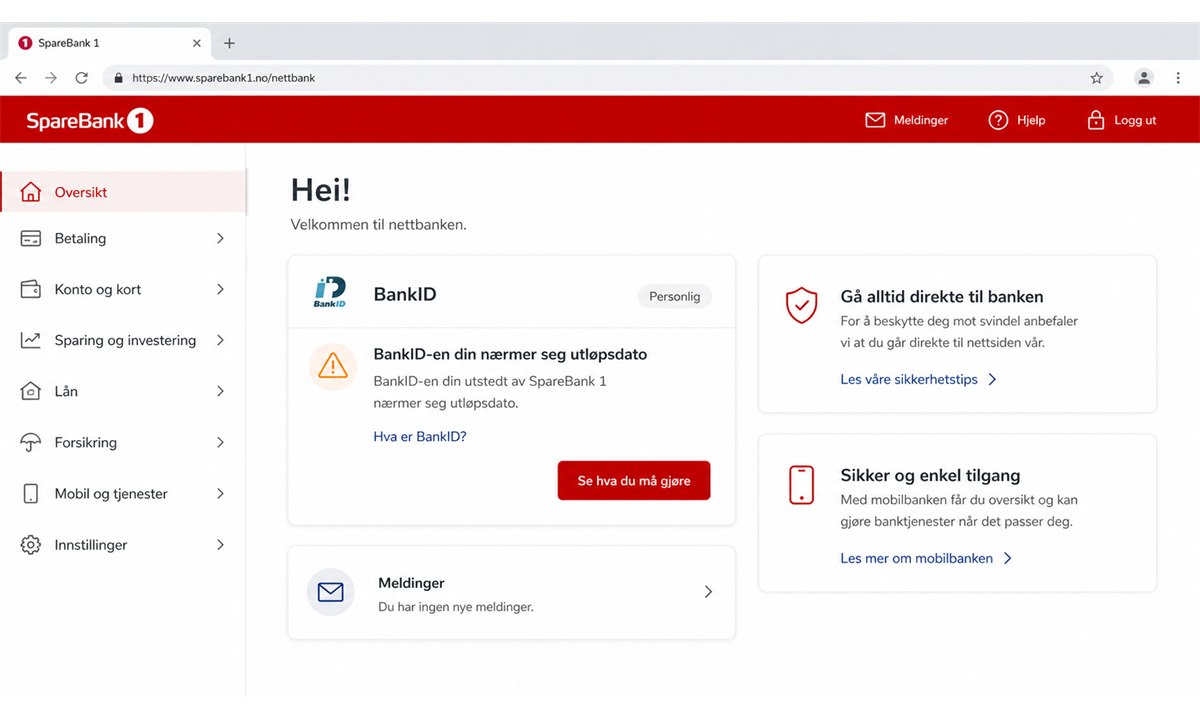 Fornye BankID sparebank 1