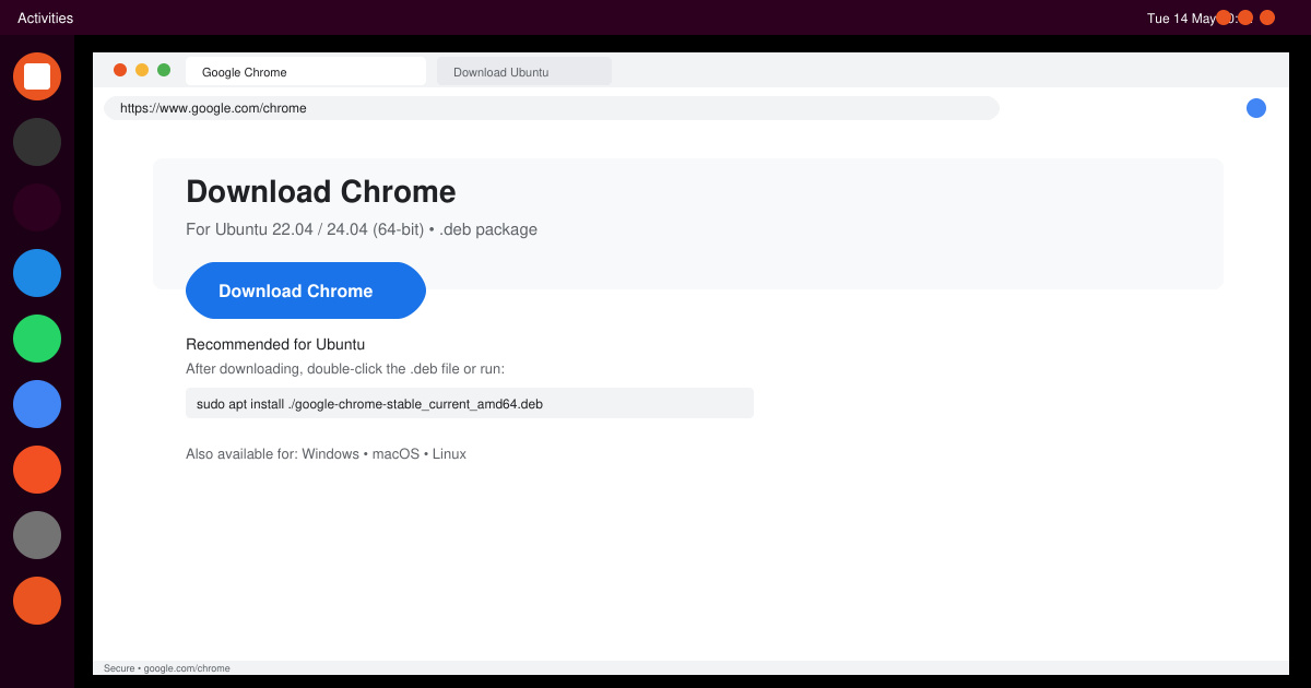 Google Chrome download ubuntu