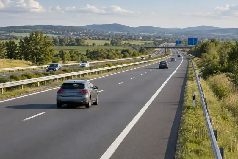 Hány vármegyei matrica kell Budapest és Győr között?