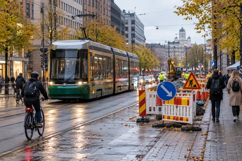 Helsingin liikennepoikkeukset lokakuussa 2026: junakatkot, katutyöt, pysäköintirajoitukset ja vaihtoehtoiset reitit