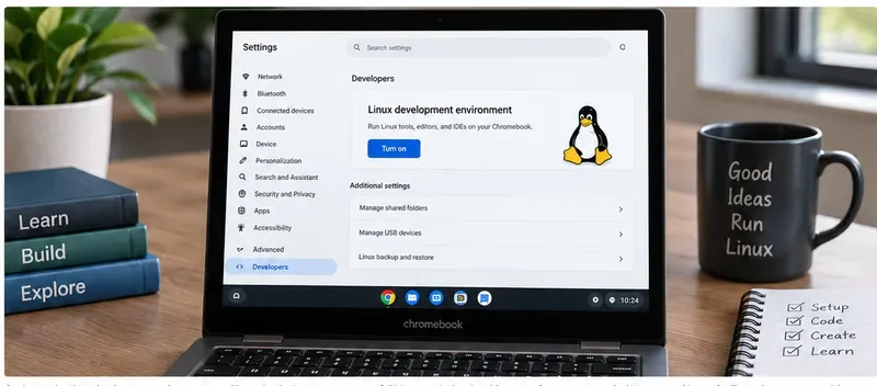 Πώς εγκαθιστάς Linux σε ένα Chromebook; Ένας πρακτικός οδηγός εγκατάστασης και επαλήθευσης