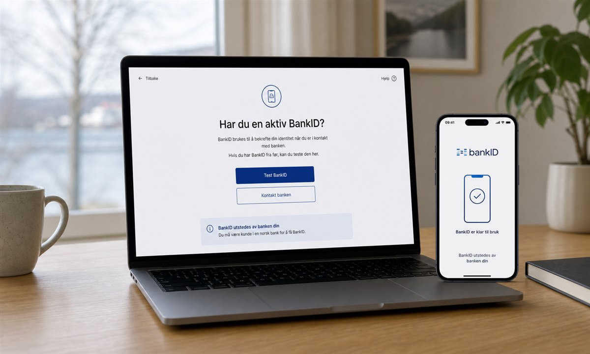 Sjekk at bankforholdet er aktivt før du aktiverer bank ID på mobil