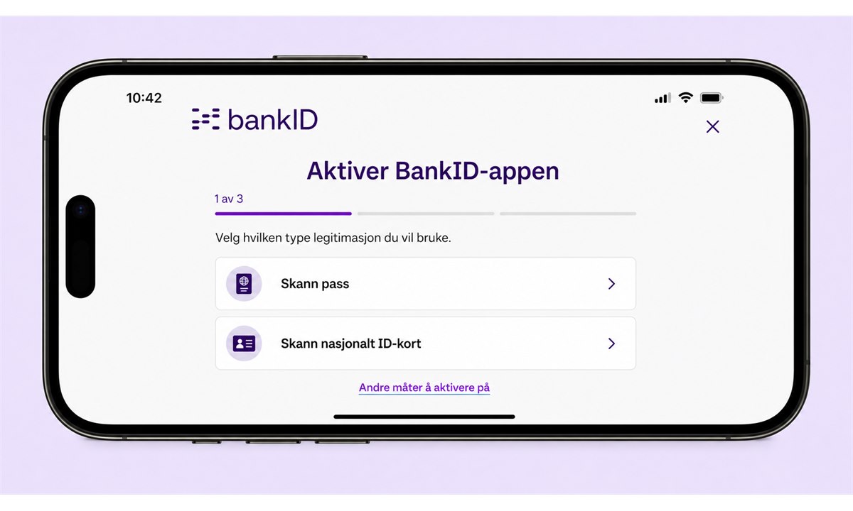 Finn BankID-innstillinger i nettbanken