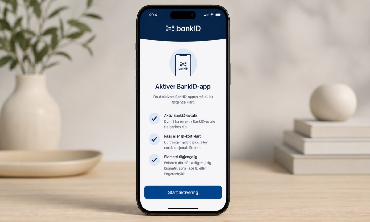 Laste ned og aktivere BankID på mobil