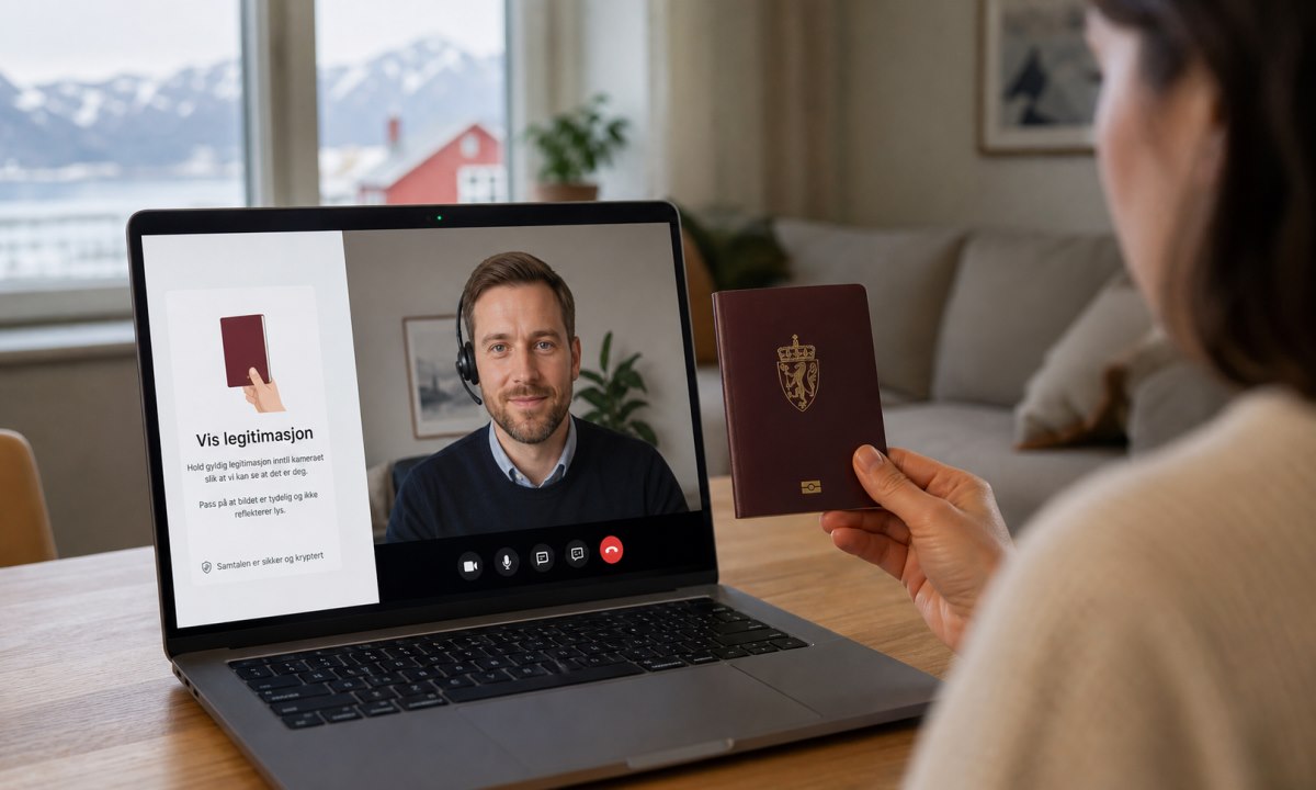 Identitetsbekreftelse for å få bank ID