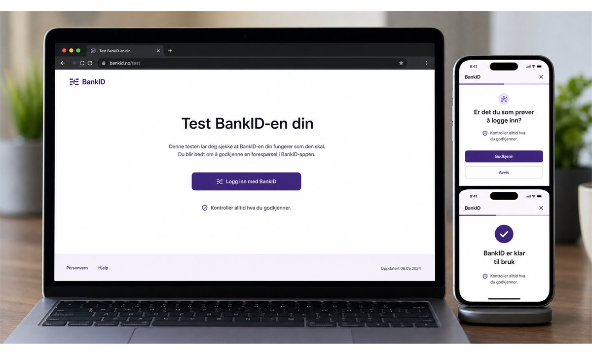Teste ny BankID ved innlogging på offentlig tjeneste