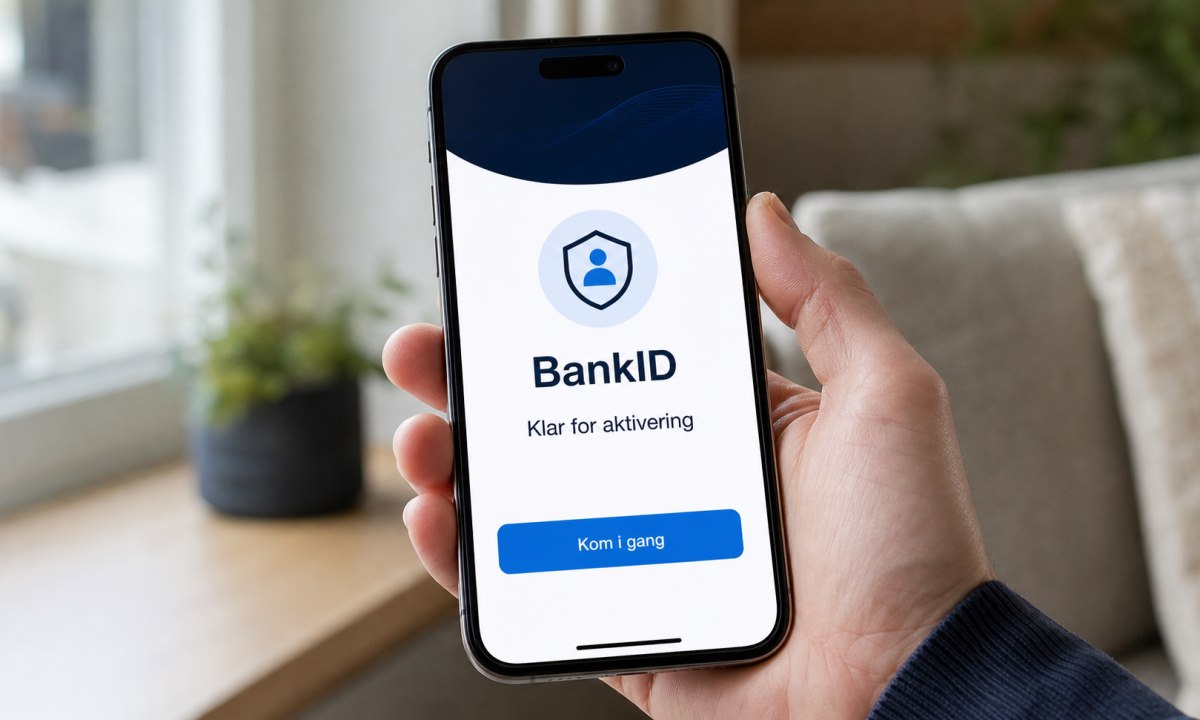 Hvordan lage bank ID på mobil