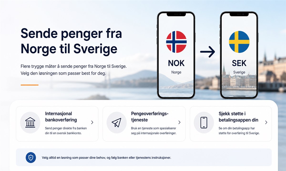 Hvordan vippse til Sverige