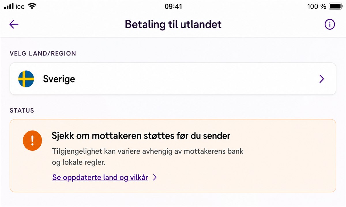 MobilePay-app som alternativ til å vippse til Sverige