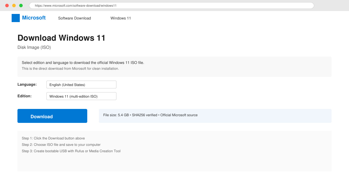 Iso win 11 download