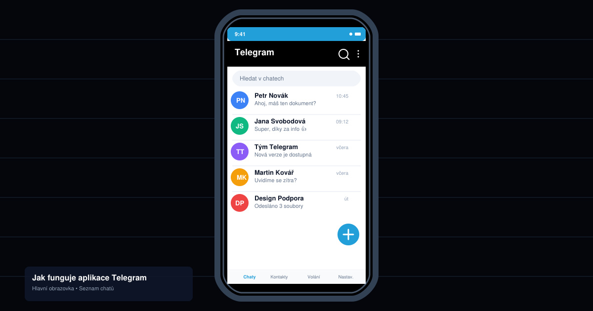 Jak funguje aplikace Telegram