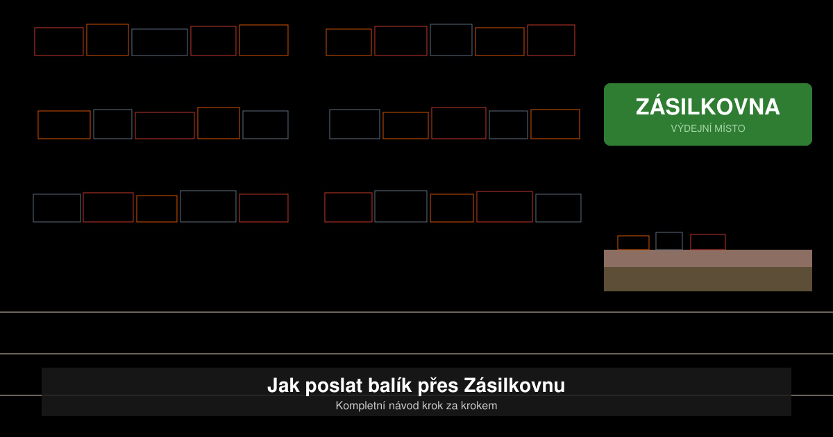 Jak poslat balík přes zasilkovnu