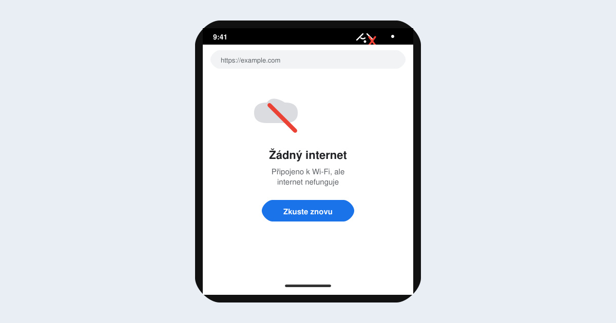 Jsem připojen k WiFi ale internet nejde mobil