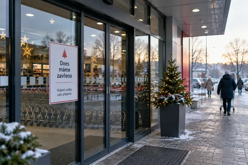 Jsou obchody otevřené 25. a 26. prosince? Pravidla pro Vánoce 2026