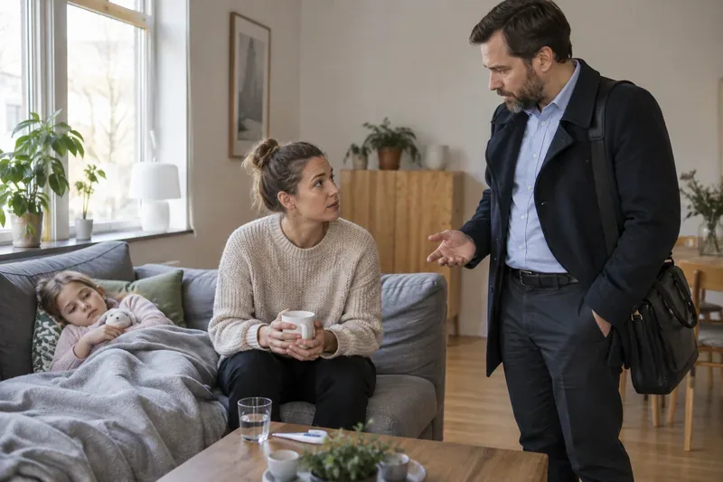Kan man VAB:a när den andra föräldern är hemma? Så bedöms olika situationer
