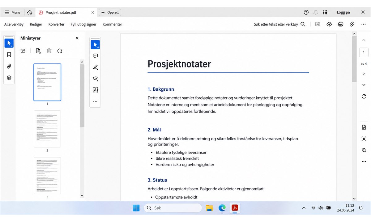 Last ned Adobe Acrobat