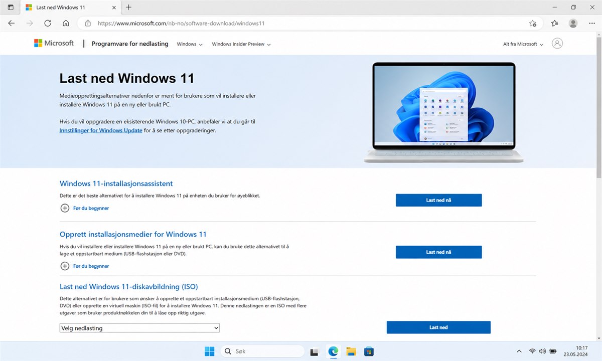 Laste ned Windows 11