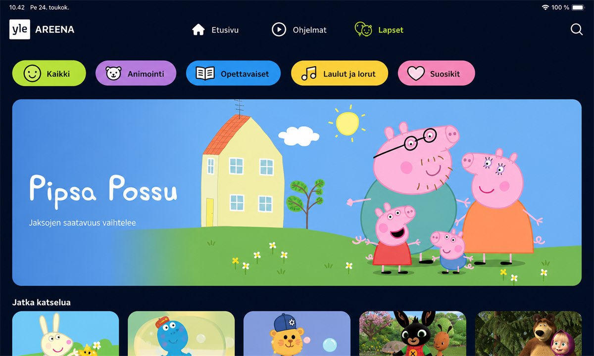 Lasten areena pipsa possu