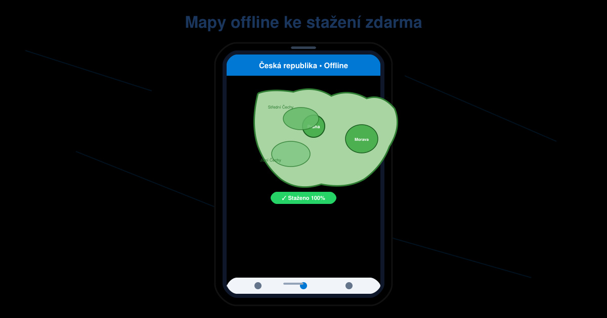 Mapy offline ke stažení zdarma