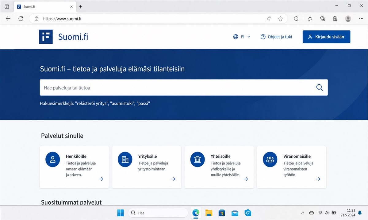 Miksi suomi fi ei toimi