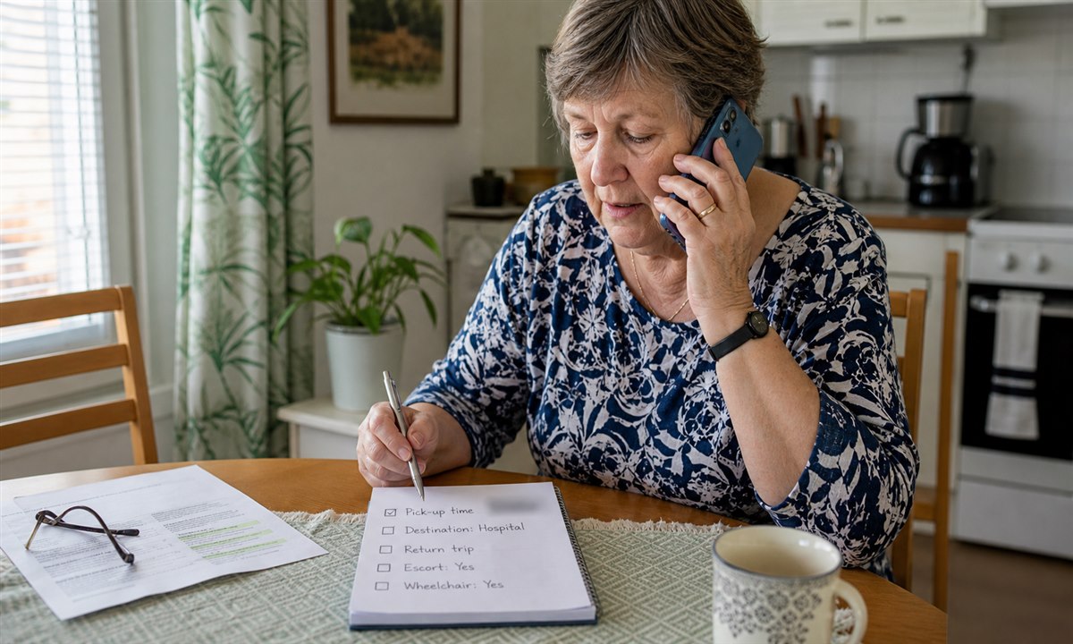 Kela-taksin ennakkotilaus puhelimitse välityskeskukselle