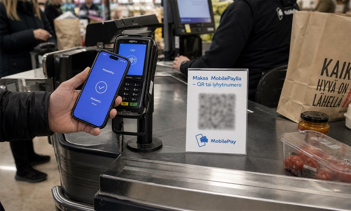 Miten mobilepaylla maksetaan kaupassa