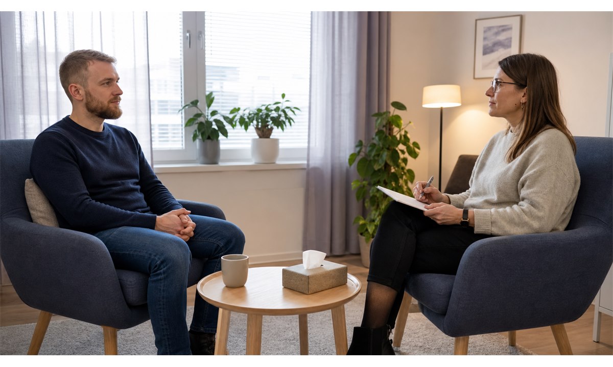 Kuntoutuspsykoterapian aloittaminen Kelan myönteisen päätöksen jälkeen