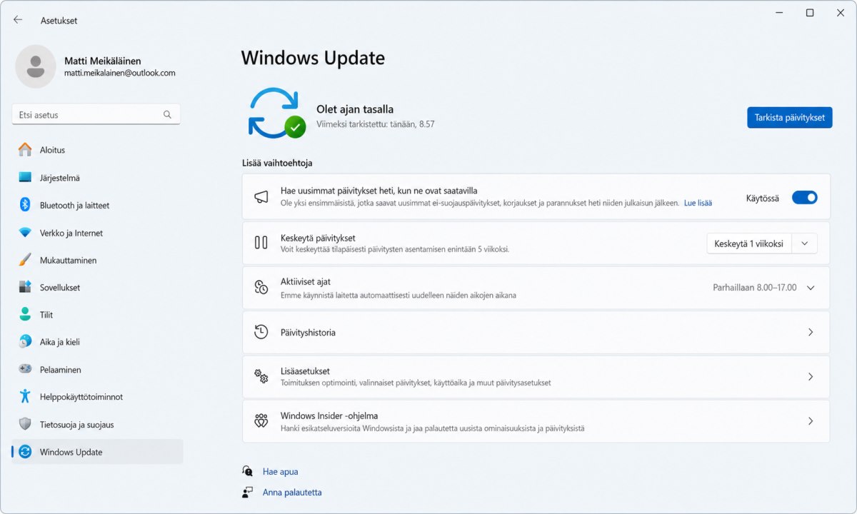 Miten päivittää Windows 11