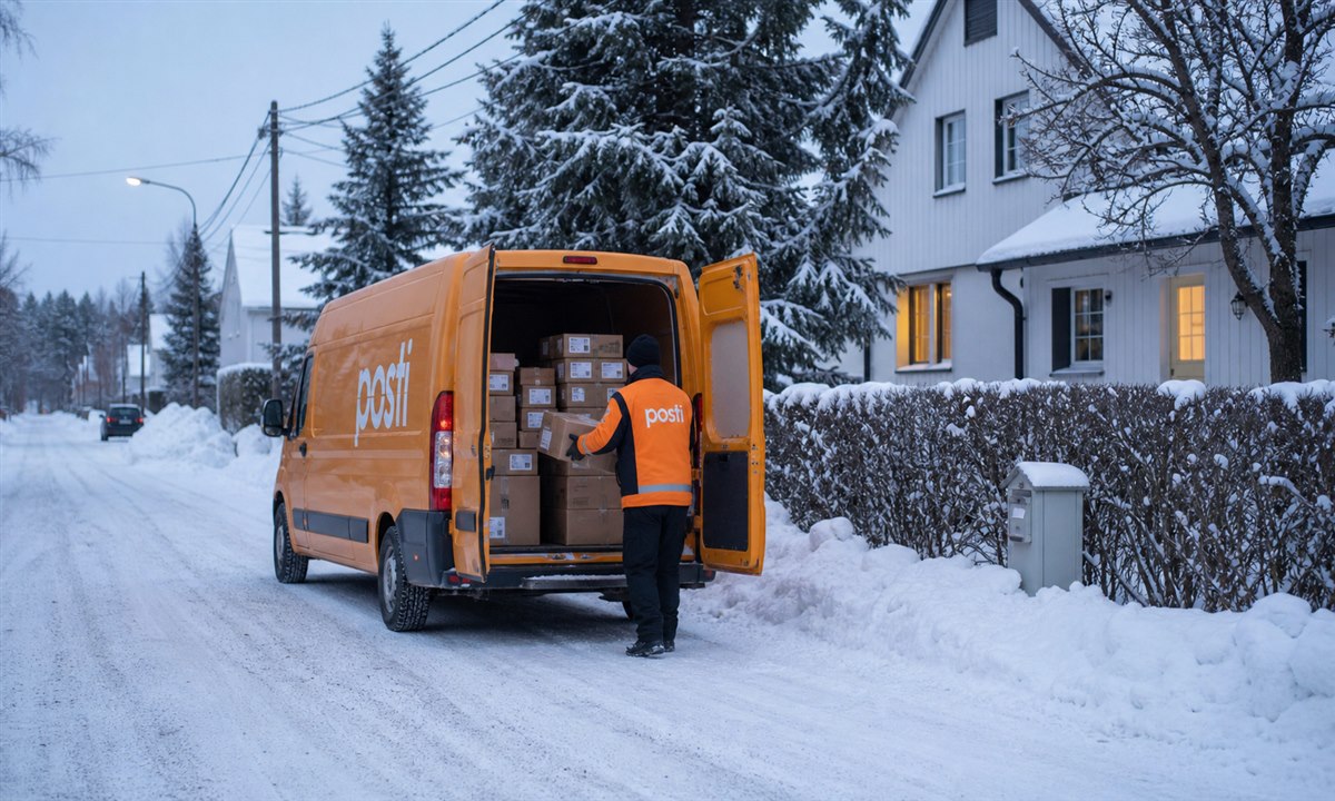 Miten posti kulkee jouluna