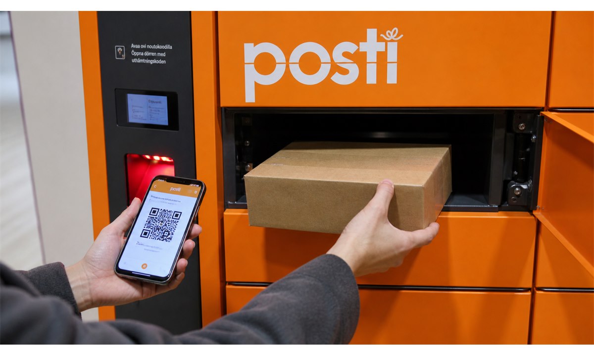 Paketin jättäminen lähetettäväksi pakettiautomaattiin