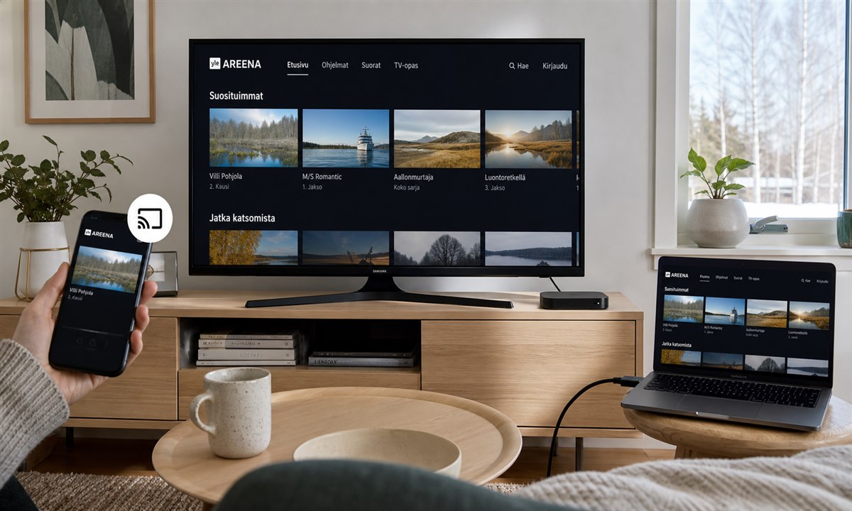 Miten yle areenan saa televisioon