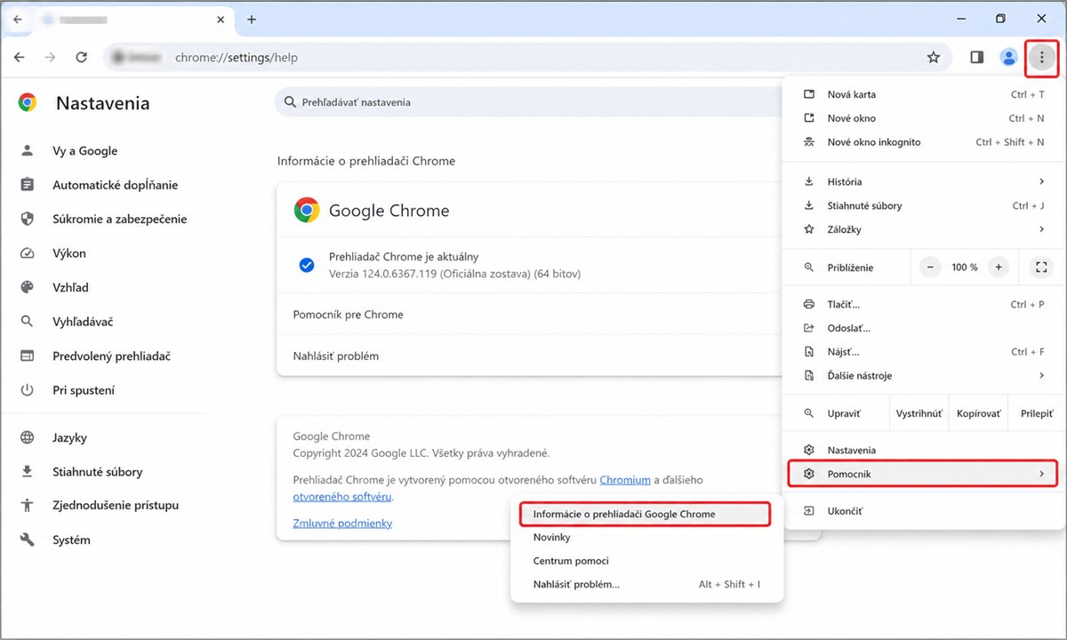 Hlavný krok pre Najnovsia verzia Google Chrome na stiahnutie