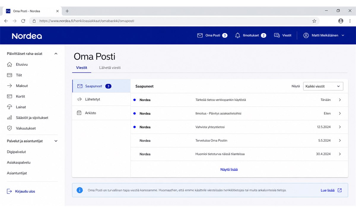Nordea fi oma posti
