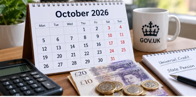 October 2026 Universal Credit and State Pension Payment Dates in the United Kingdom