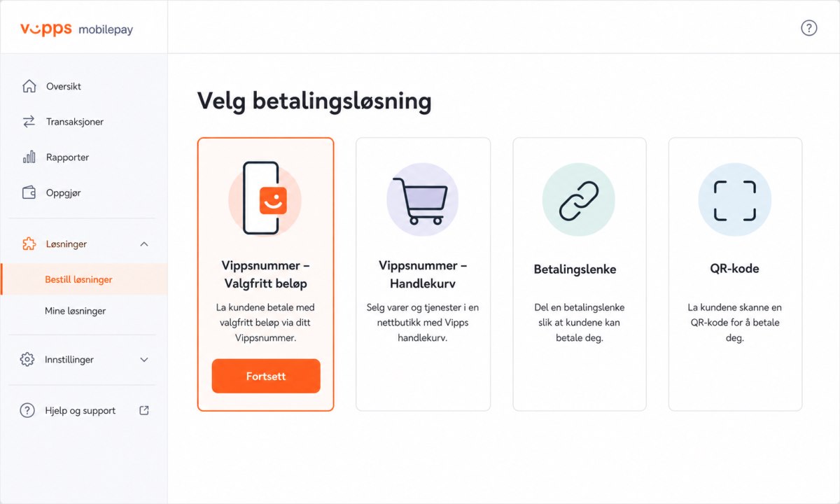 Oppsett av Vipps salgsnummer for forening i Vipps-portalen